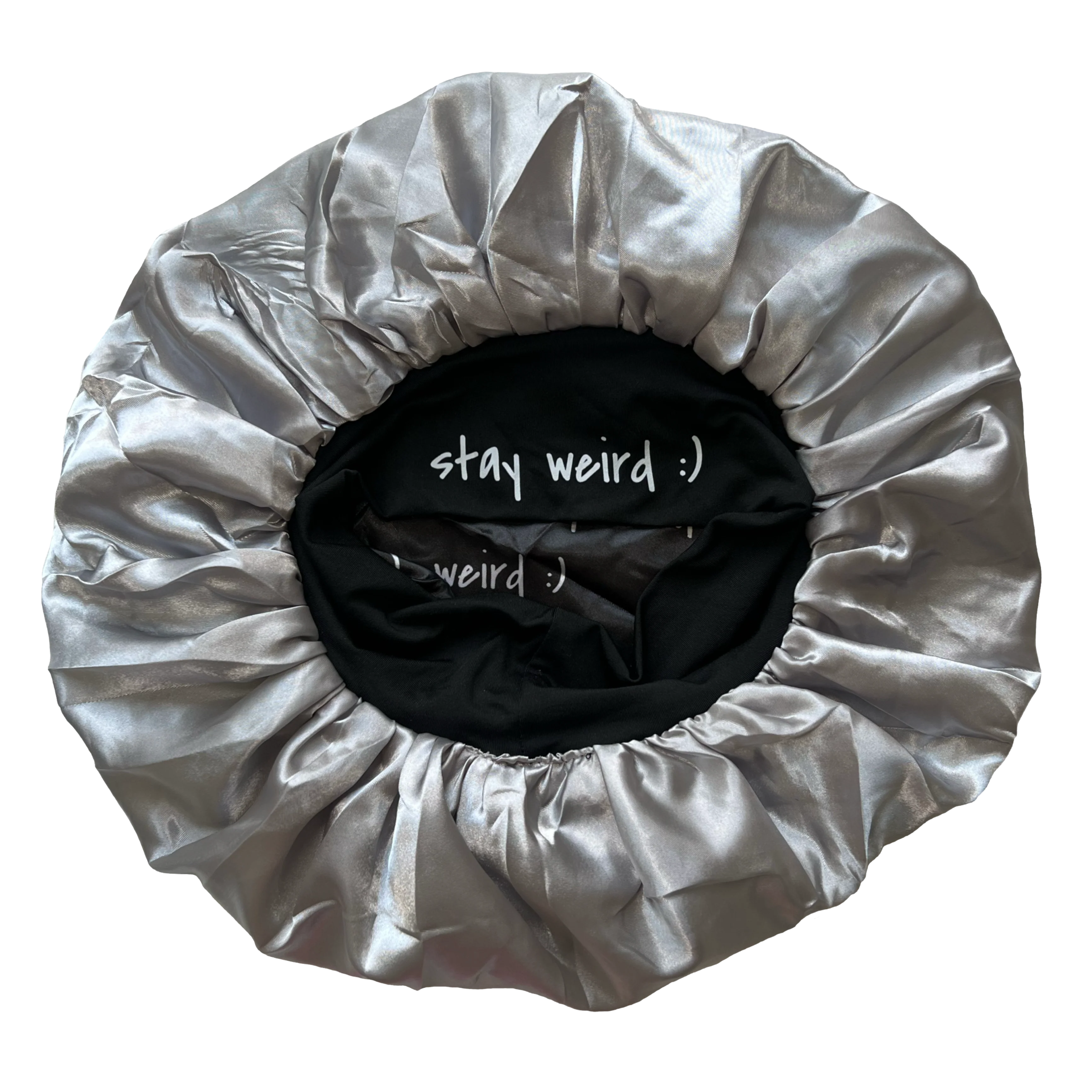 Black "Stay Weird" Bonnet - Image 4