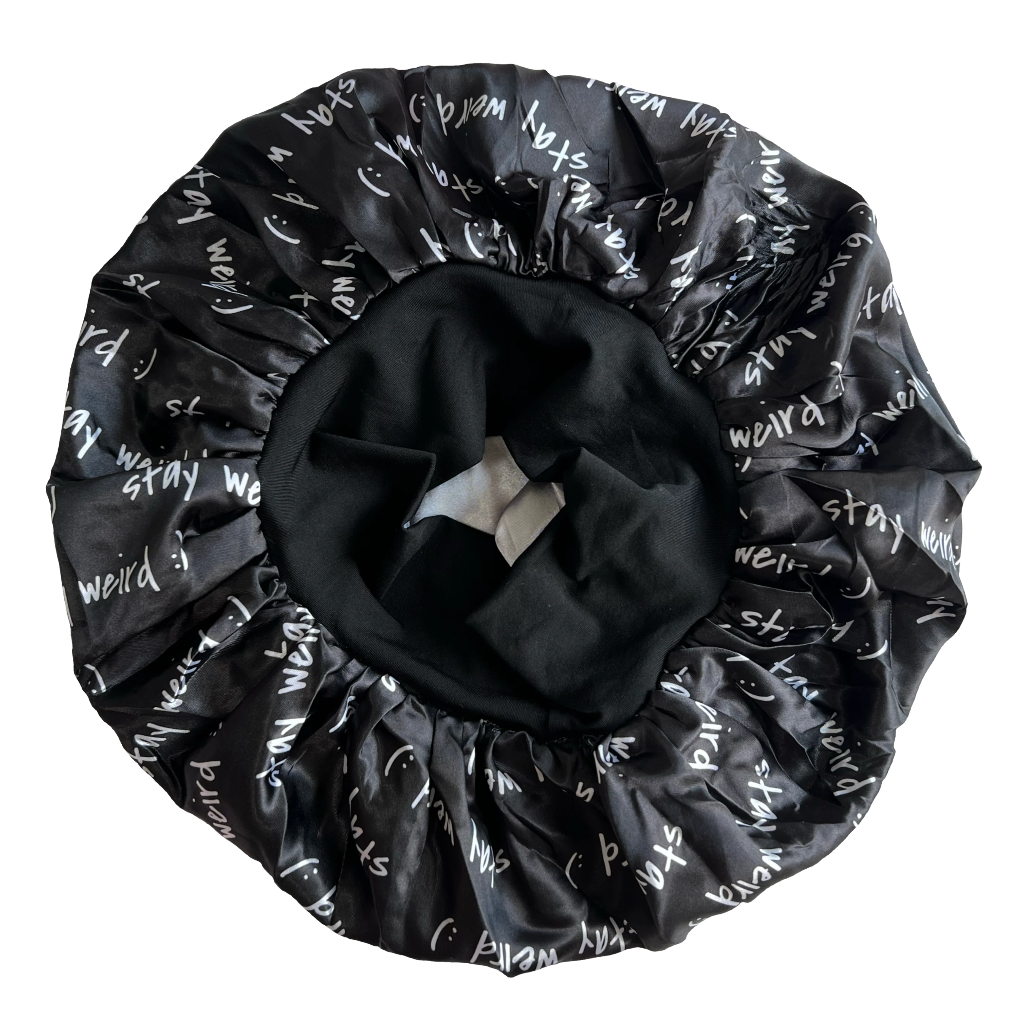 Black "Stay Weird" Bonnet - Image 5