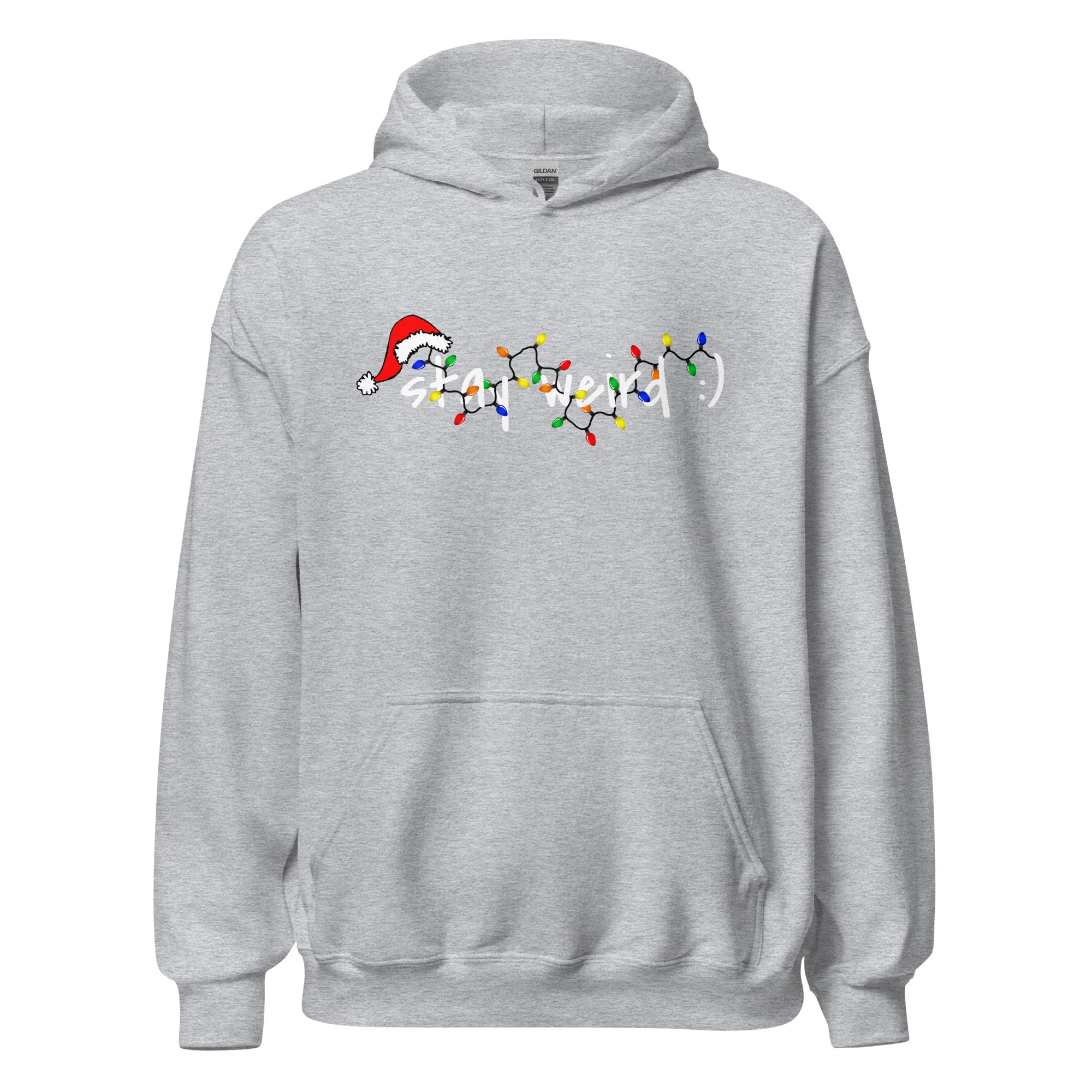 Christmas Lights "Stay Werid" Hoodie - Image 4