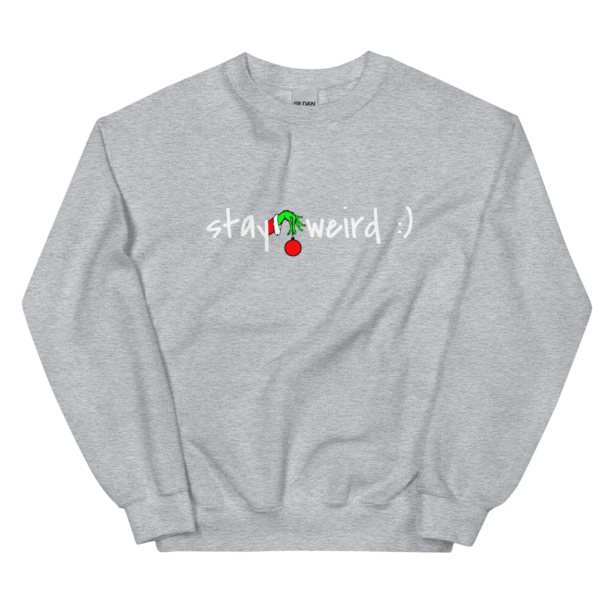 Grinch "Stay Weird" Sweatshirt - Image 3