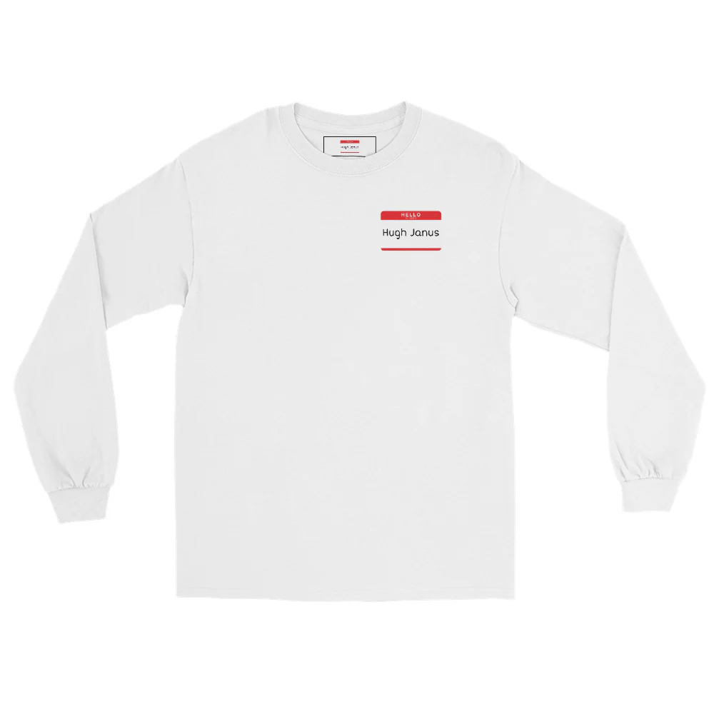 Hugh Janus Name Tag Long Sleeve - Image 10