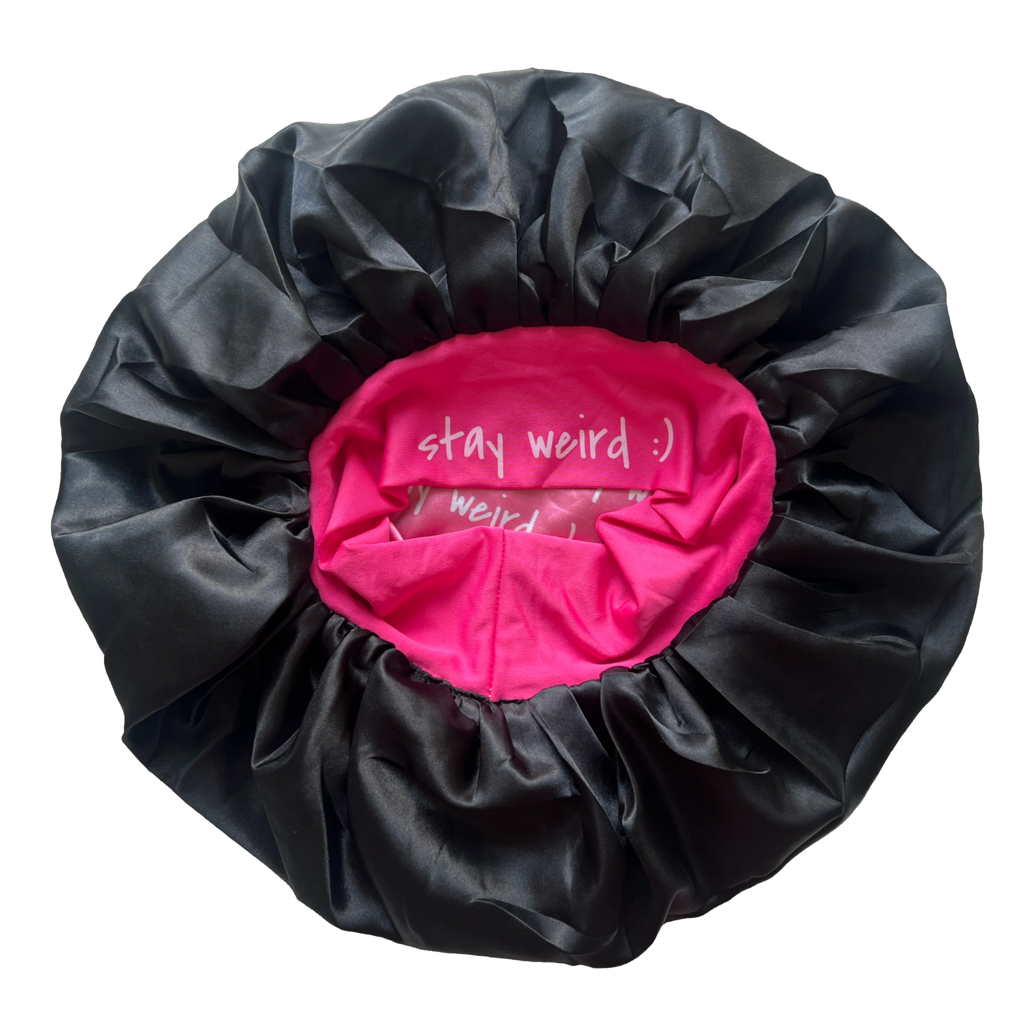 Pink "Stay Weird" Bonnet - Image 3