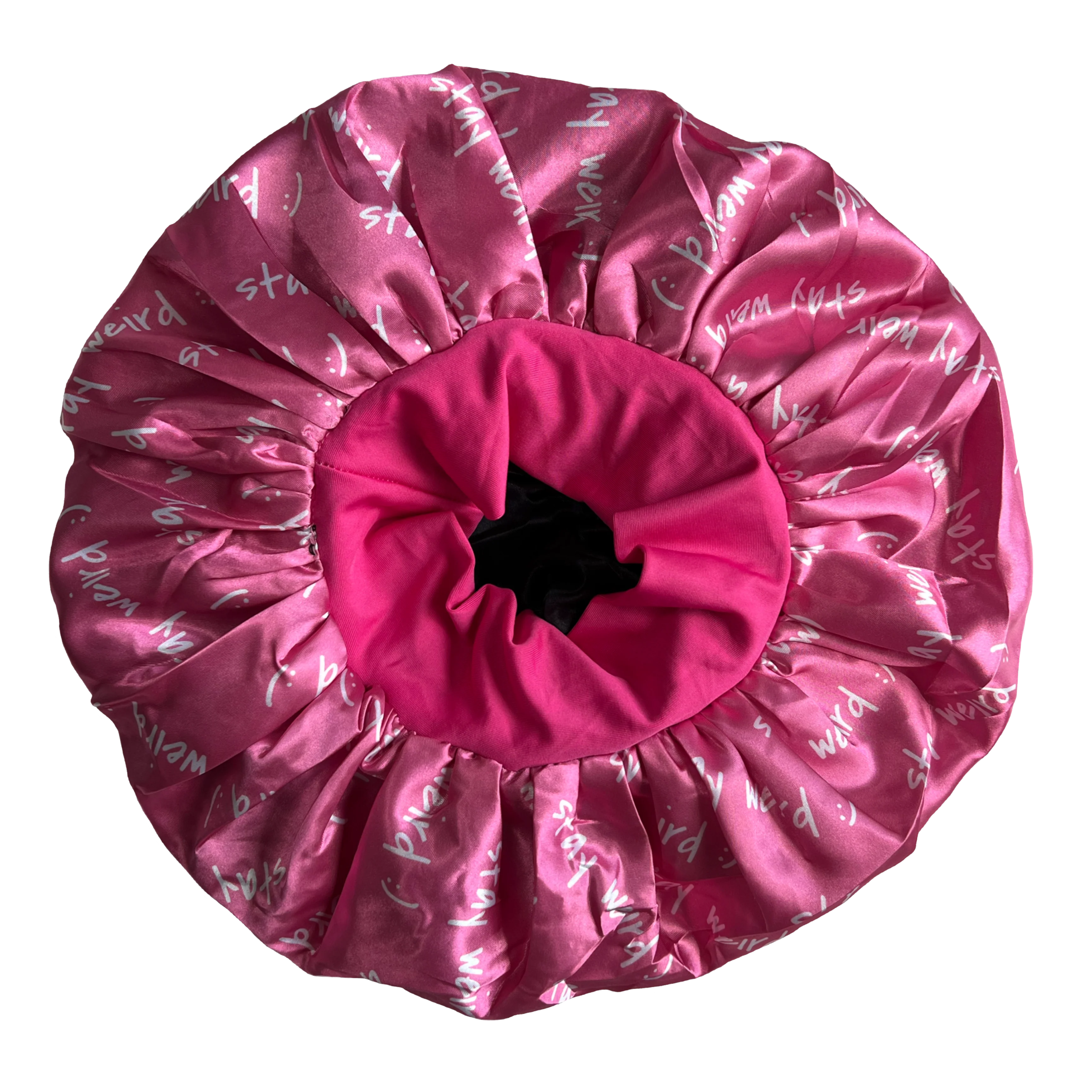 Pink "Stay Weird" Bonnet - Image 4