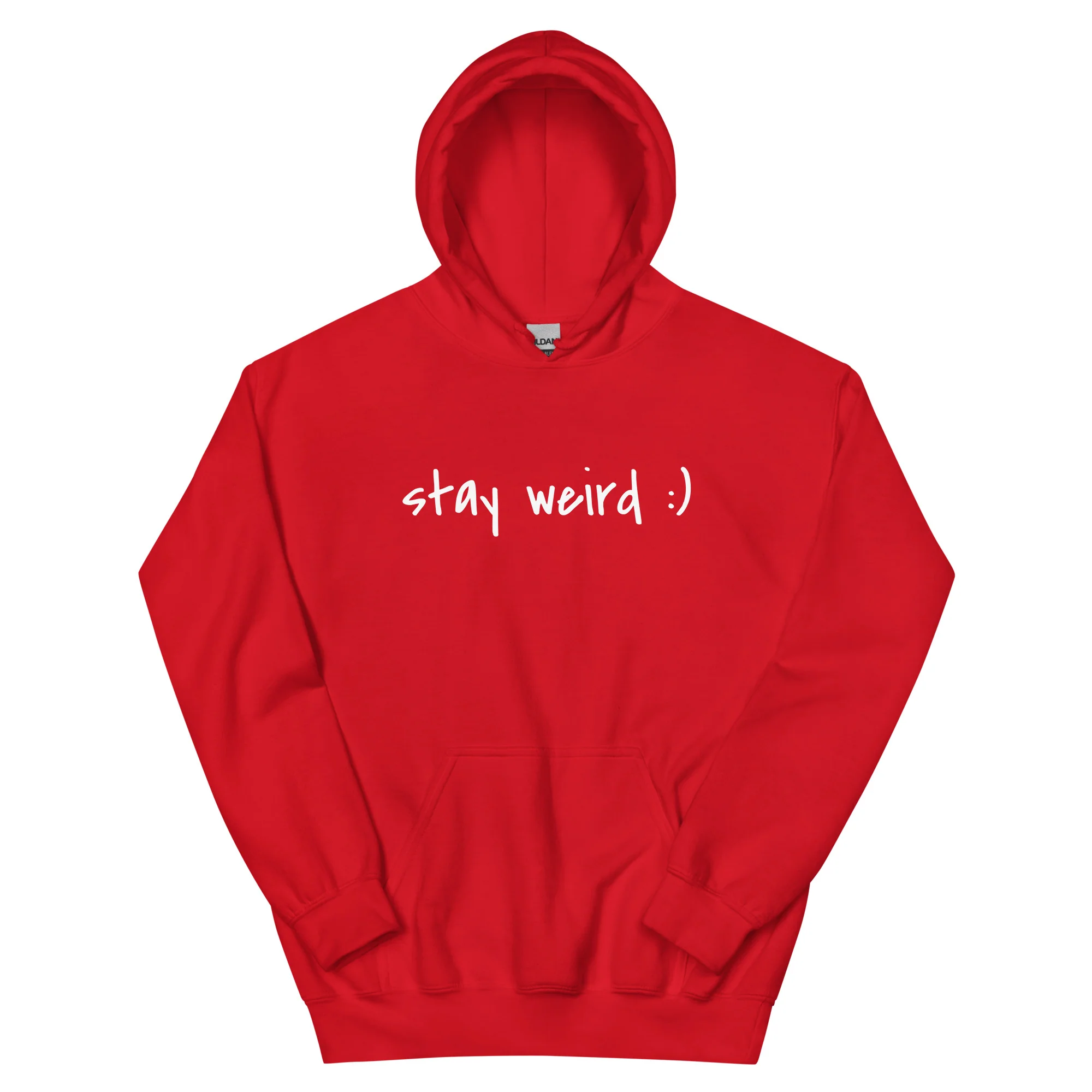 Stay Weird :) Hoodie - Image 6
