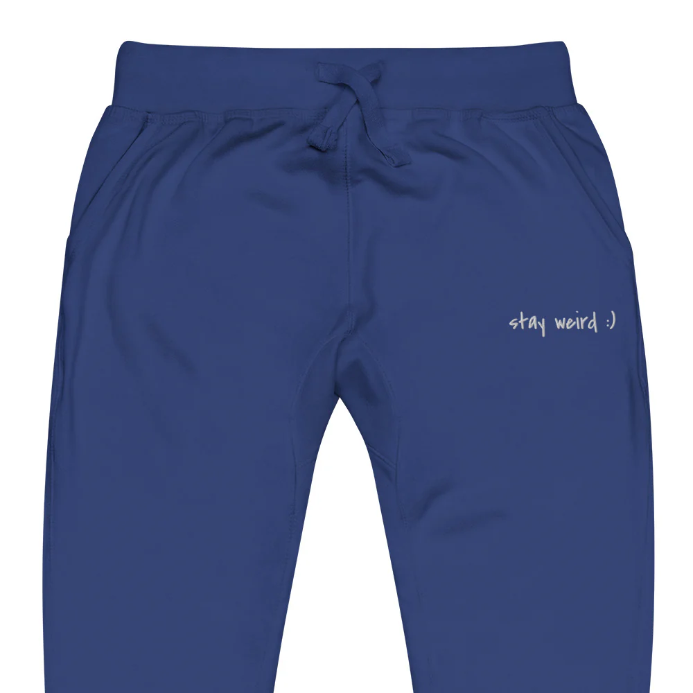 Stay Weird :) Sweatpants (embroidered) - Image 4