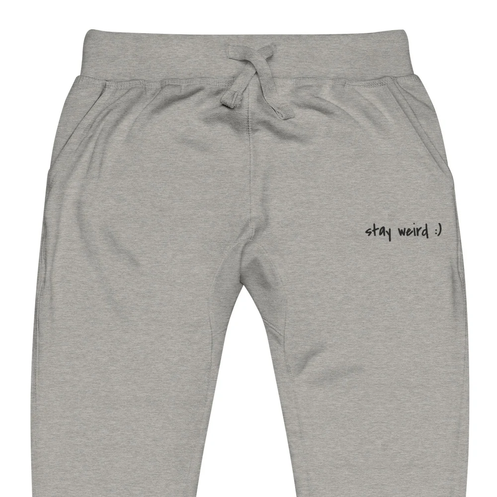 Stay Weird :) Sweatpants (embroidered) - Image 3