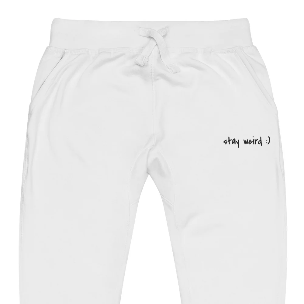 Stay Weird :) Sweatpants (embroidered) - Image 4
