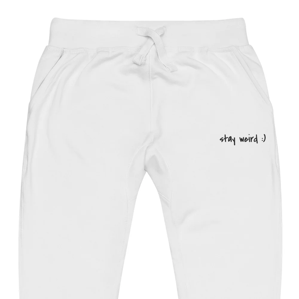 Stay Weird :) Sweatpants (embroidered) - Image 4