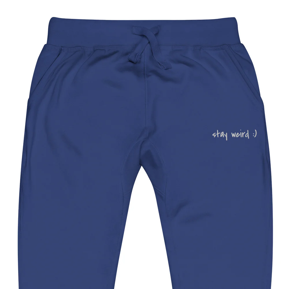 Stay Weird :) Sweatpants (embroidered) - Image 4