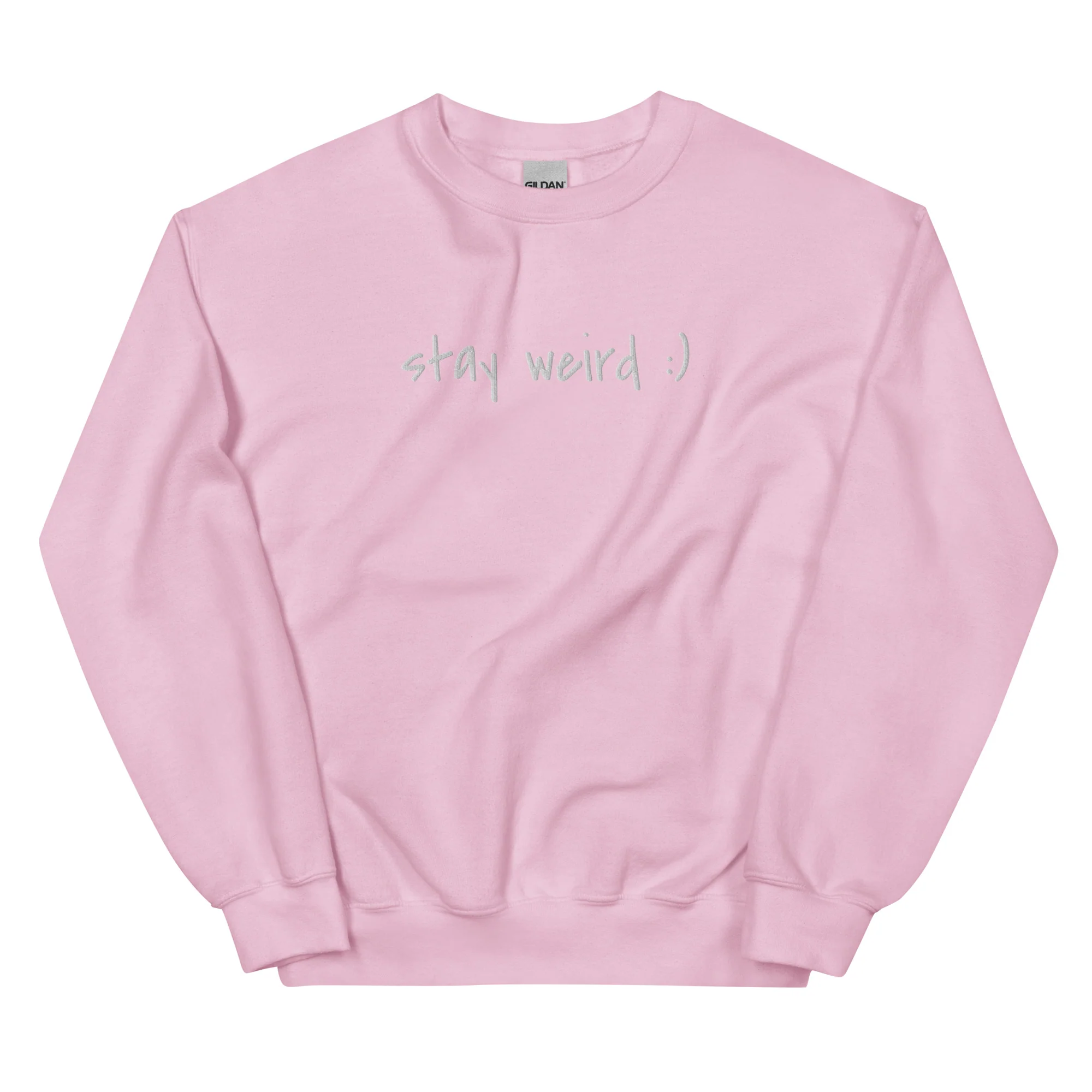 Stay Weird :) Sweatshirt (embroidered) - Image 3