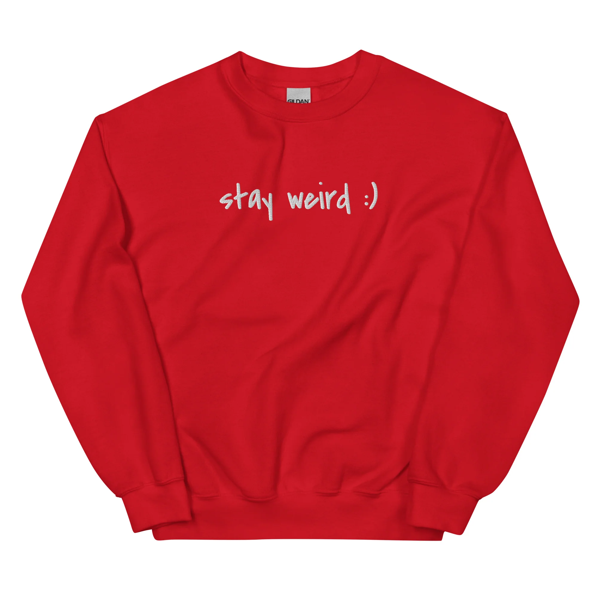 Stay Weird :) Sweatshirt (embroidered) - Image 4